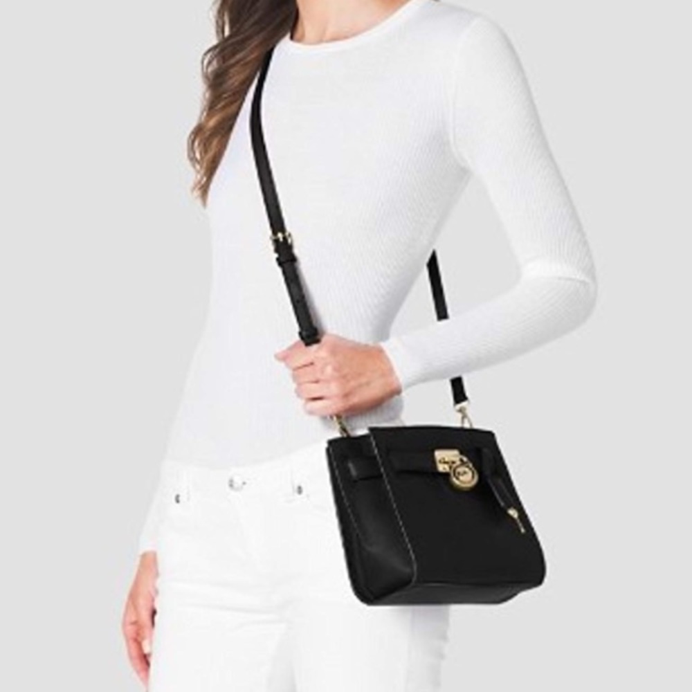 MICHAEL KOLS hamilton traveler navy crossbody bag